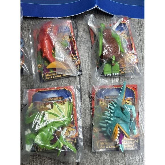 Little Tikes Number Busters Game Posters Figures Lot Monsters‎ Cards Set of 10 - Picture 5 of 12